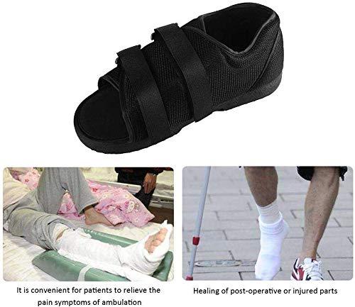 QMZDXH QMZDXH Post-Op Shoe,Orthopedic Sandal Post-Op Slipper Operative Shoe Walking Splint Brace Broken Toe Foot Fracture Boot Shoe for Injured Foot