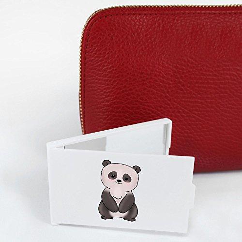 Azeeda Azeeda 'Panda' Compact/Travel/Pocket Makeup Mirror (CM00018716)