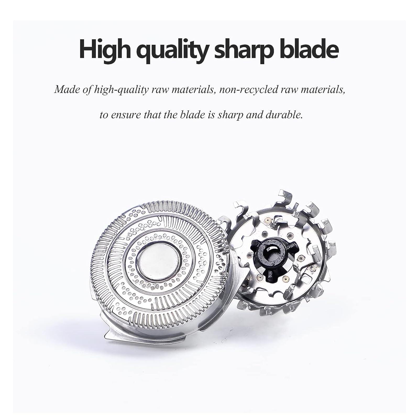 Ruixin HQ9 Replacement Shaver Head Blades for Philips Norelco HQ9070 HQ9080 HQ8240/8260 PT920 8140XL 8160XL 8170XL, 6 pcs