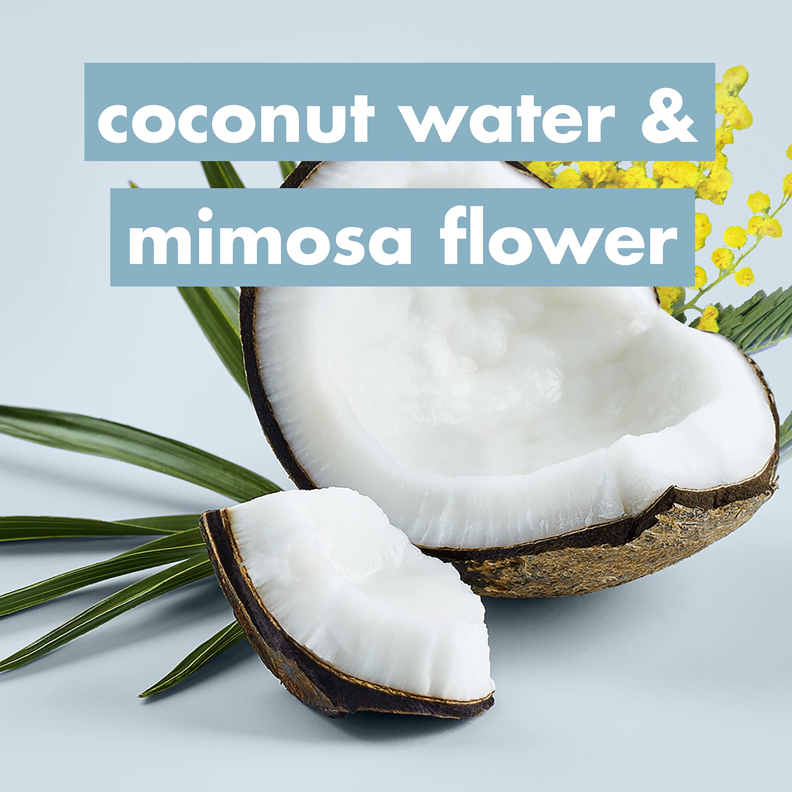 Love Beauty And Planet Love Beauty And Planet Silicone-Free Conditioner Thickening Conditioner for Fine Hair Coconut Water and Mimosa Flower in Reusable and Refillable Aluminum Bottle 16.5 fl oz