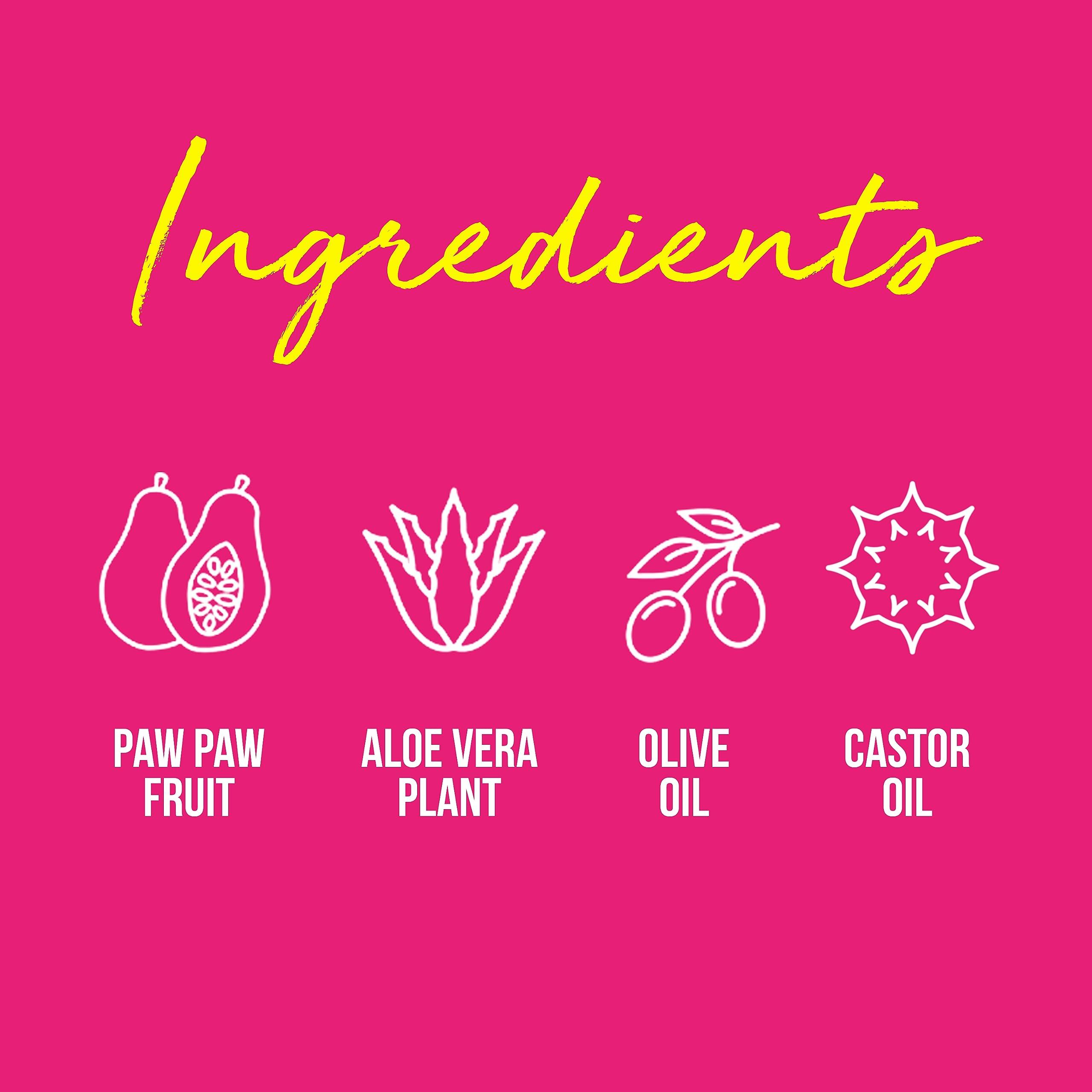 Dr. PawPaw Dr. PawPaw Lip Scrub and Lip Balm Duo - Hydrating Lip Balm with Pawpaw, Aloe, Olive and Castor Oils - Vegan Lip Scrub For Sensitive Skin - 0.55 oz