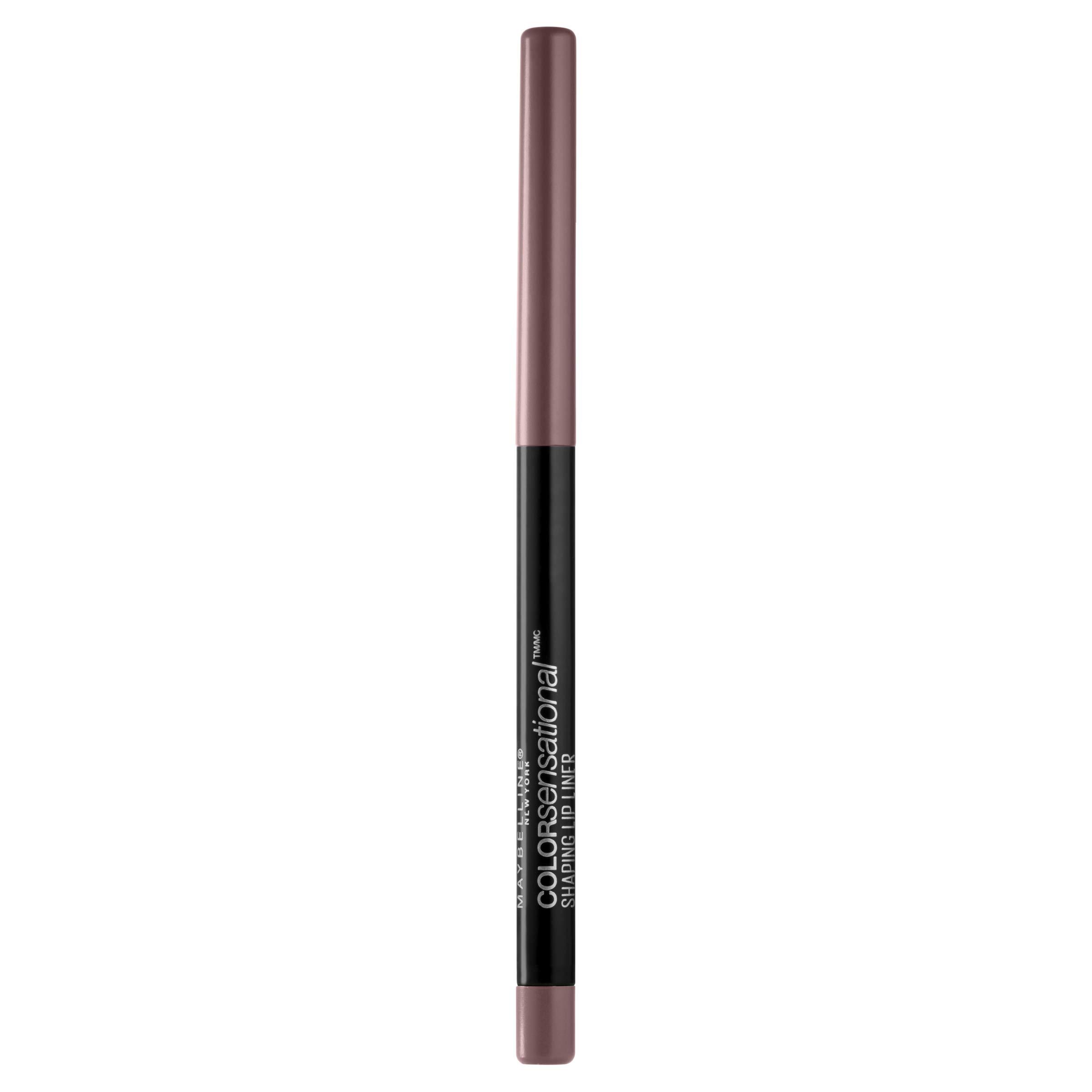 MAYBELLINE MAYBELLINE Color Sensational Shaping Lip Liner with Self-Sharpening Tip, Gone Griege & Dusty Rose, Nude & Nude Pink, 1 Count Each