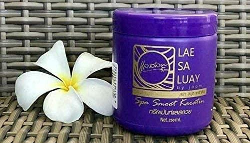LAE SA LUAY LAE SA LUAY Spa Charcoal Keratin Hair Smoot Treatment Restore Damage Hair, 250 ML. by naveenana shop.