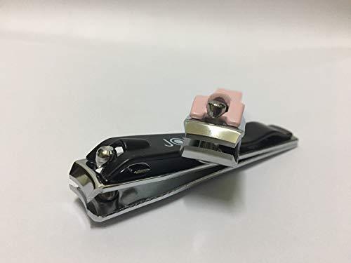 Joyous JOYOUS - Black and Pink Chrome Plated Steel Fingernail
