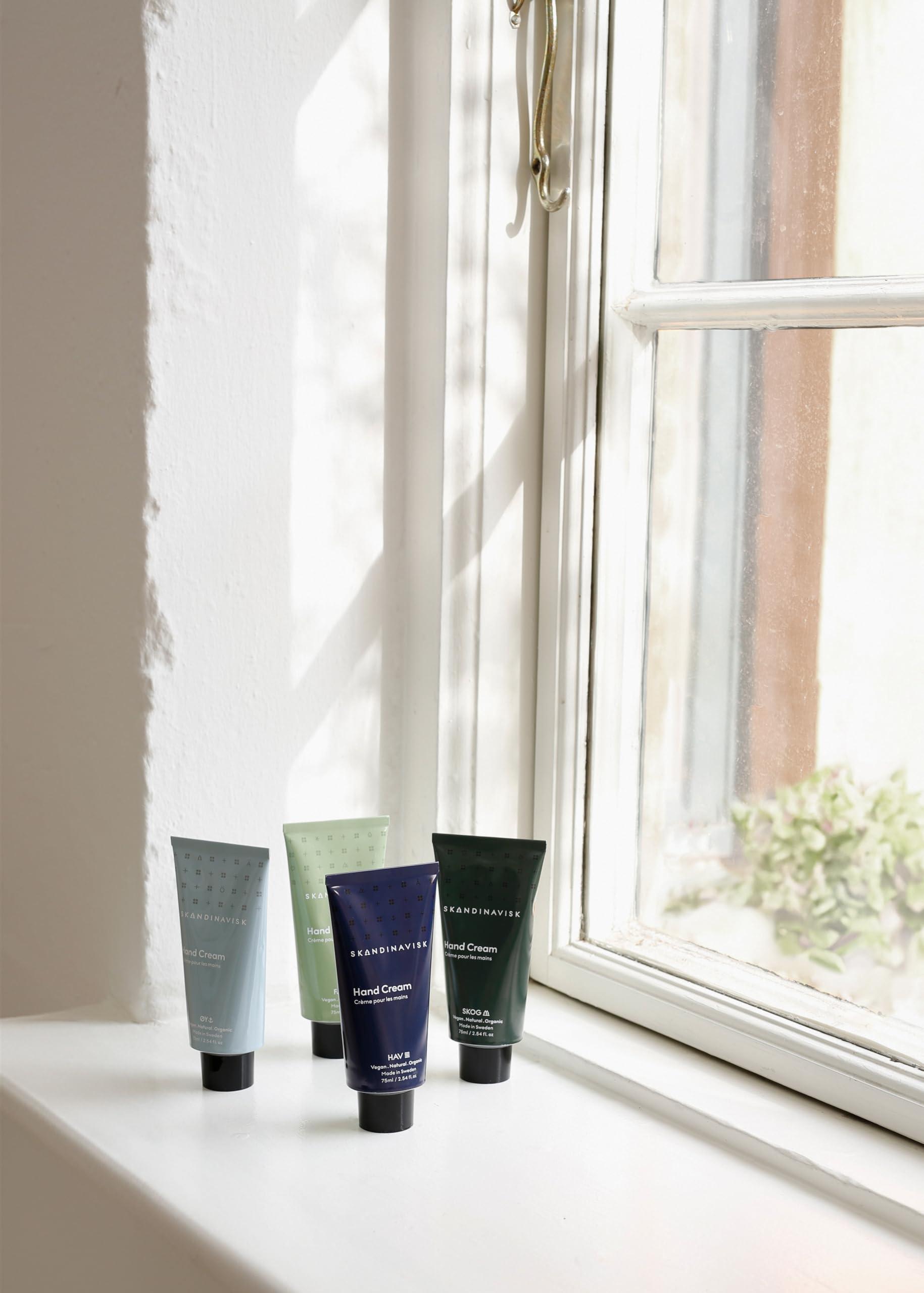 Skandinavisk Skandinavisk SKOG Forest Hand Cream, Scent Notes: Pine Needles and Fir Cones, Birch Sap and Woodland Lily of the Valley, Vegan Formula, 2.54 fl. oz.