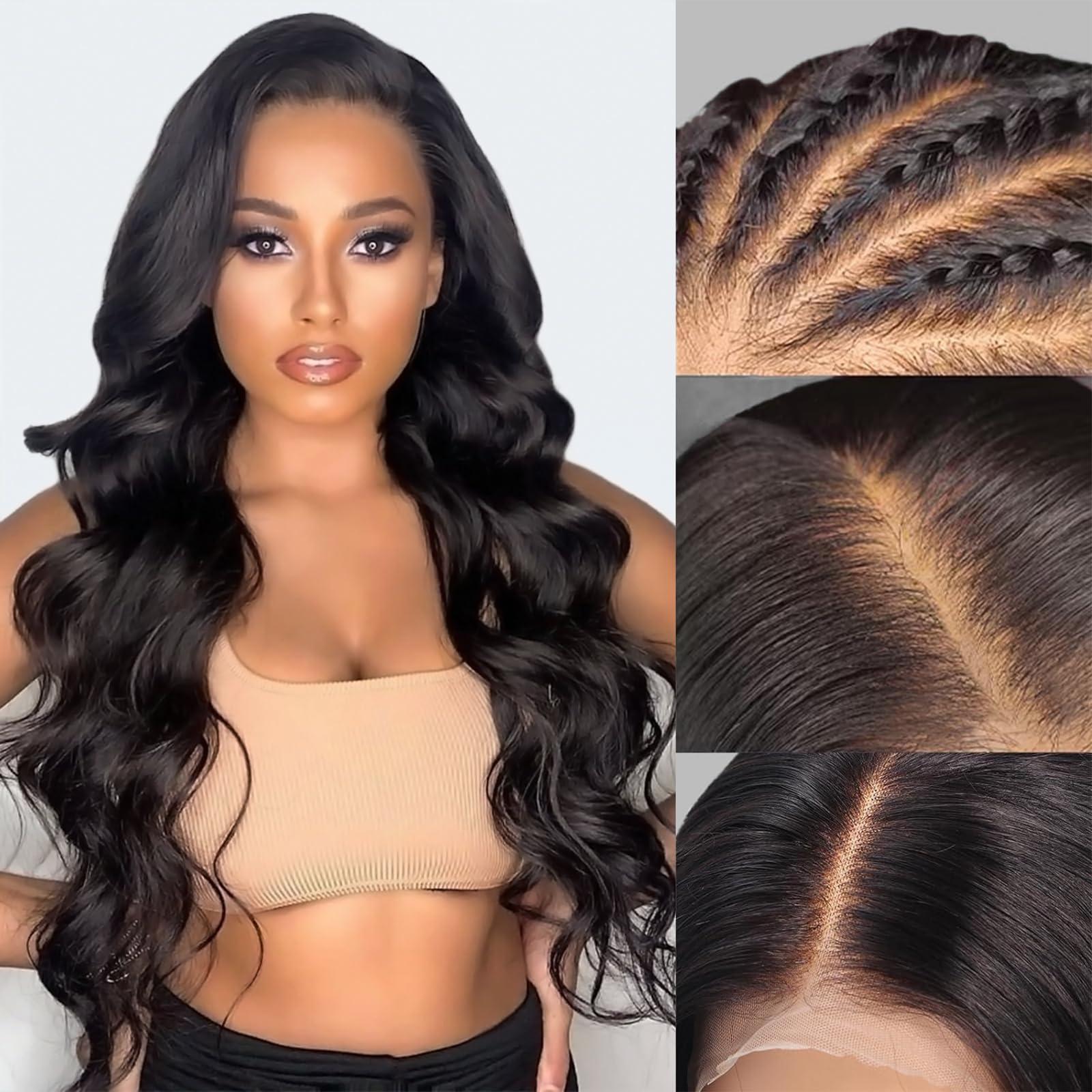 Arabella Arabella 5x6 Real Pre-Bleached Knots Lace Front Wig Human Hair Wear And Go 20inch Lace Front Wig Human Hair 613 13x4 Blonde Lace Front Wigs 22inch