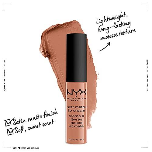 NYX PROFESSIONAL MAKEUP NYX PROFESSIONAL MAKEUP Soft Matte Lip Cream, Lightweight Liquid Lipstick - Cape Town (Nude Sand)