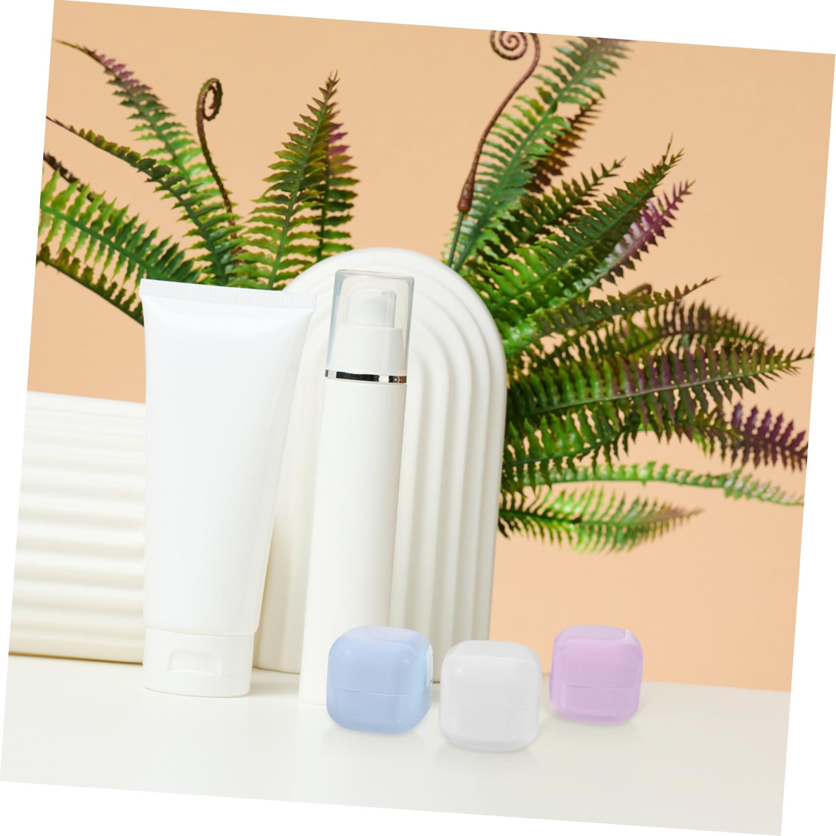 Beatifufu Beatifufu 4pcs Empty Refillable Cream Jars Travel Containers for Eye Cream Sample Holder