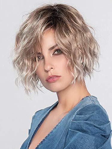 Ellen Wille & Maxwigs Dance Petite Avg Cap Wig Color Light Champagne Rooted - Ellen Wille Wigs 9" Length Beach Waves Bob Heat Friendly Synthetic Extended Lace Front Monofilament Part Womens Bundle MaxWigs Hairloss Booklet