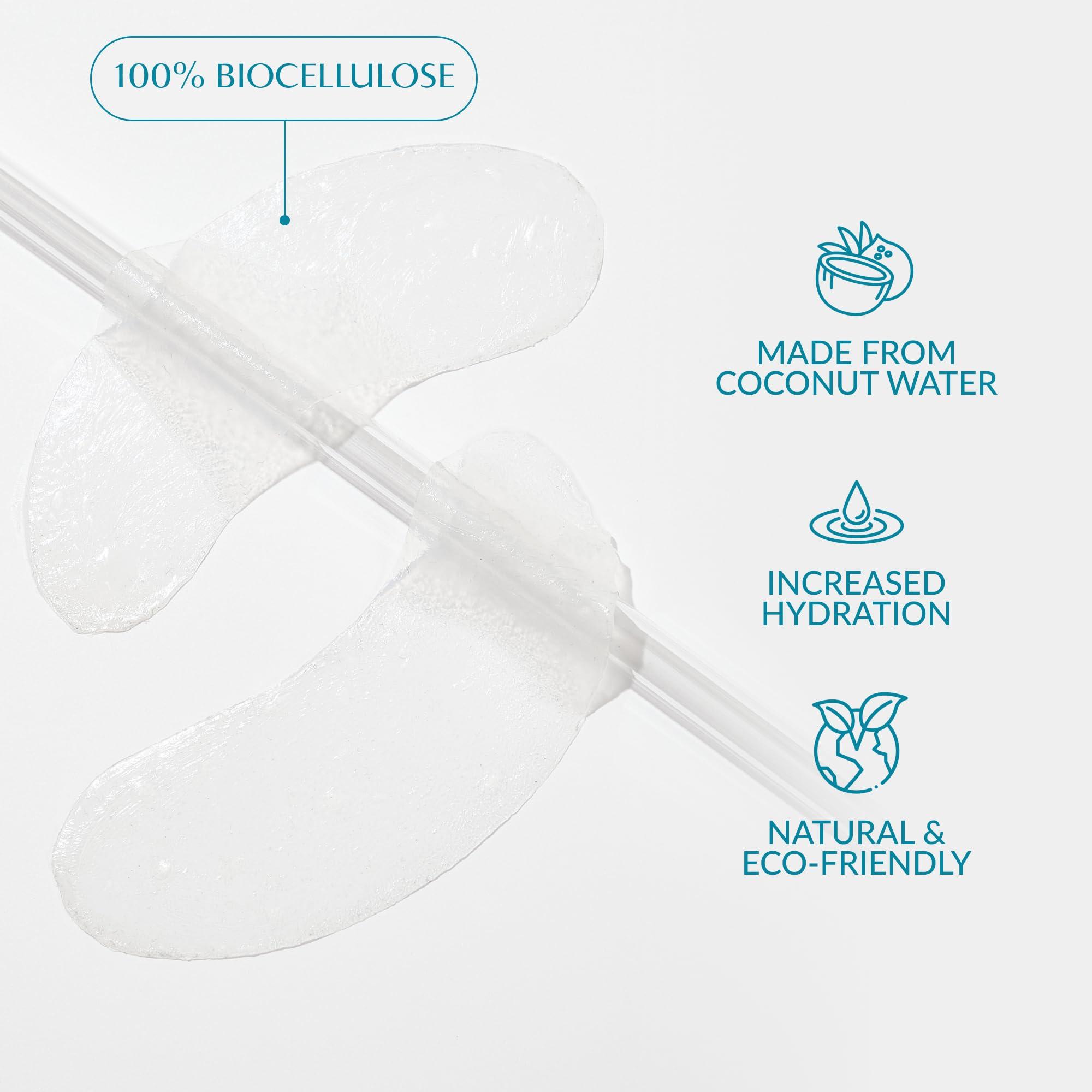 Talika Talika Bio Enzymes Eye Patch - Instant Ultra-Moisturising Under Eye Patches for Adults - Eye Mask For Dark Circles Tired Eyes & Puffiness - Single Pair Under Eye Mask