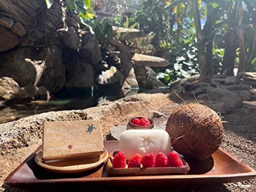 Pacific Spirit Pacific Spirit Bar Shampoo for normal hair with Coconut Oil & Raspberry, Rich foam, Sulfate-Free, Soap-Free, Zero Waste, Vegan, Eco-Friendly, 3.53 Oz