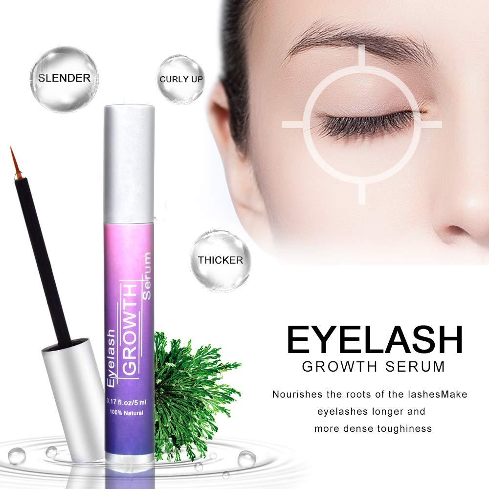 WQSDAPHEAG Eyelash Growth Serum to Grow LashesAdvanced Lash Serum Formula for Eyelash Growth and Thickness, Lash Growth Serum Enhancer (5ML)
