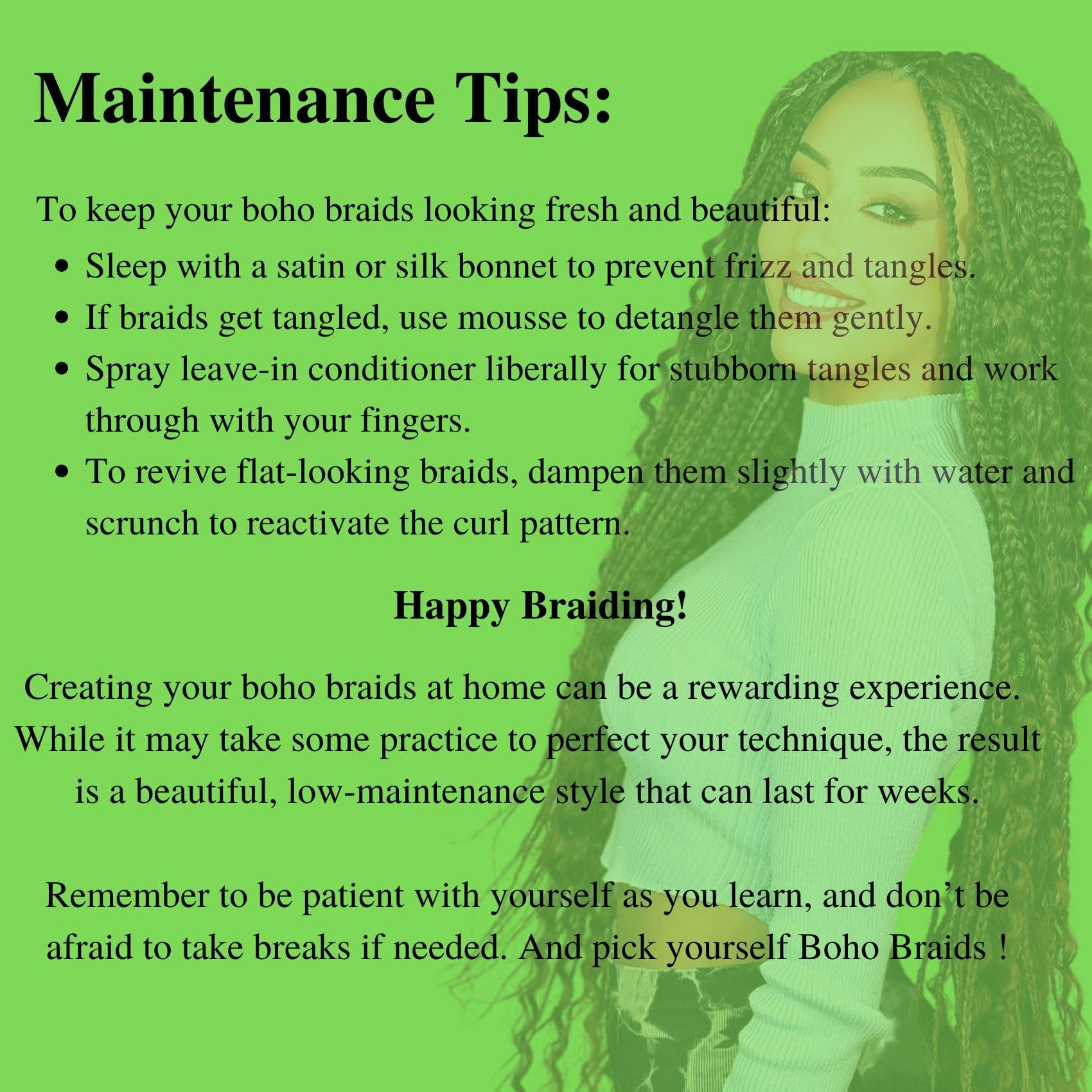 Leticia Pink Boho Braiding Hair for Boho Braids Braid in Hair Pre stretched Boho Braiding Hair