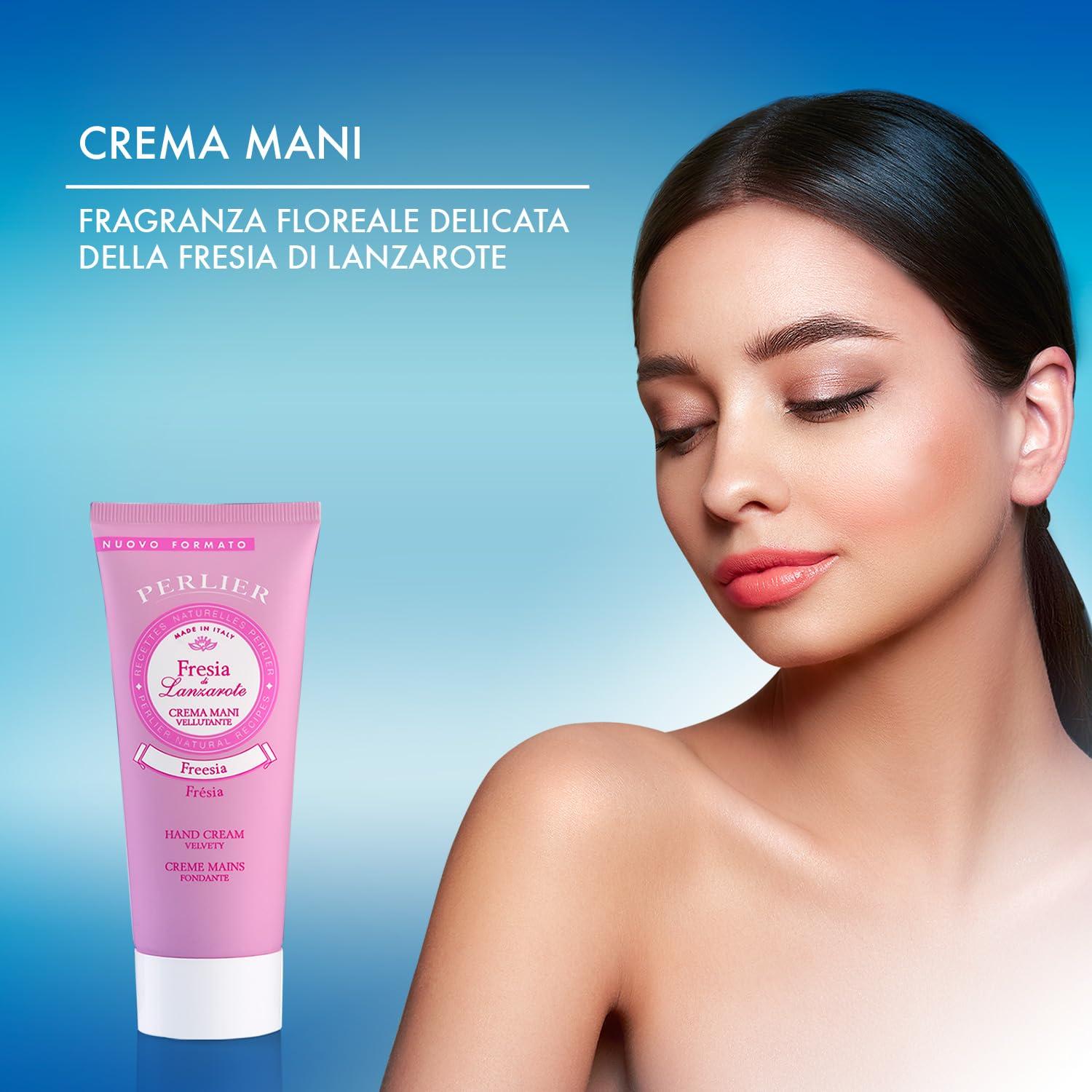 Perlier Perlier Crema Mani Fresia di Lanzarote, Hand Cream Velvety 100 ml, 3.3 Fl Oz made in Italy [italian import]
