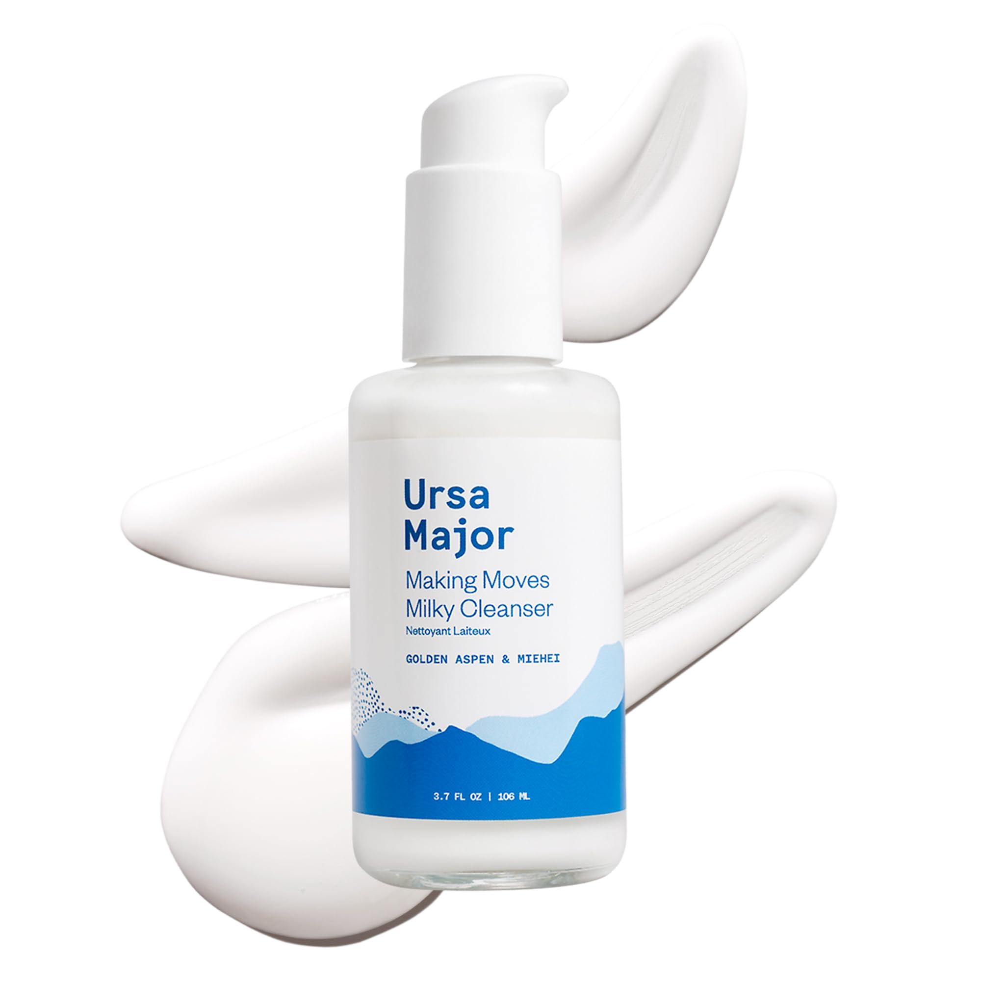 Ursa Major Ursa Major Making Moves Milky Cleanser | Natural, Vegan & Cruelty Free | Daily Non-Foaming cleanser for Normal to Dry & Sensitive Skin | For Men & Women | 3.7 ounces