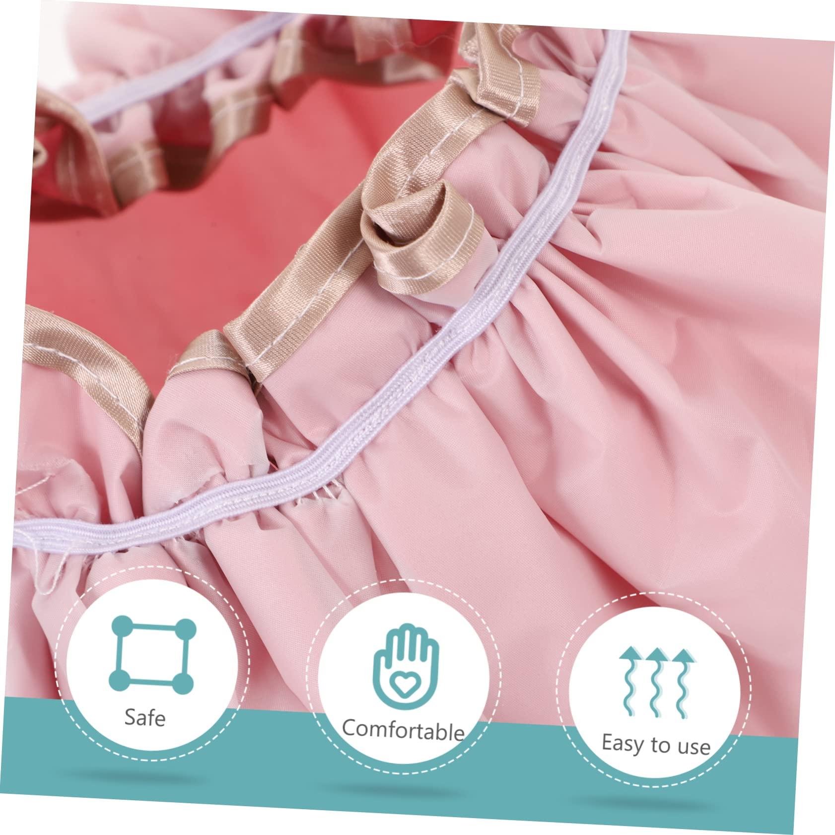 NOLITOY NOLITOY 6 Pcs Double Layer Waterproof Shower Cap Double Layer Bath Hats Women Shower Caps Hair Protection Caps Bath Caps Travel Bath Cap Breathable Hair Caps Decorative Shower Caps