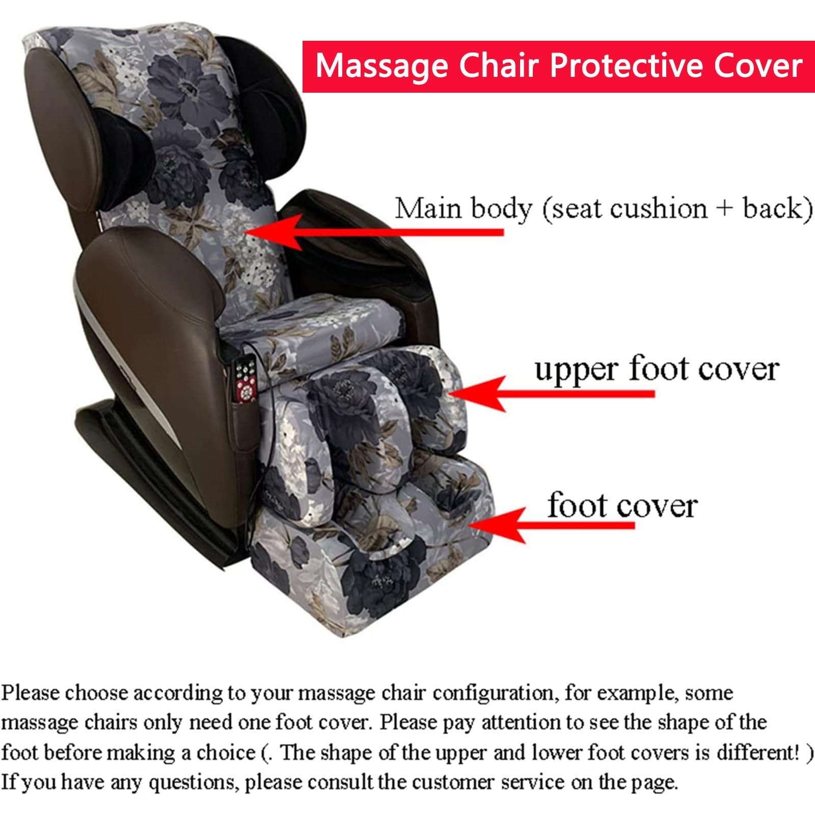 Generic Full Body Shiatsu Zero Gravity Chair Covers, Massage Recliner Chair dustproof Cover, Super Soft Stretch Fabric Dustproof Cover,Package 4