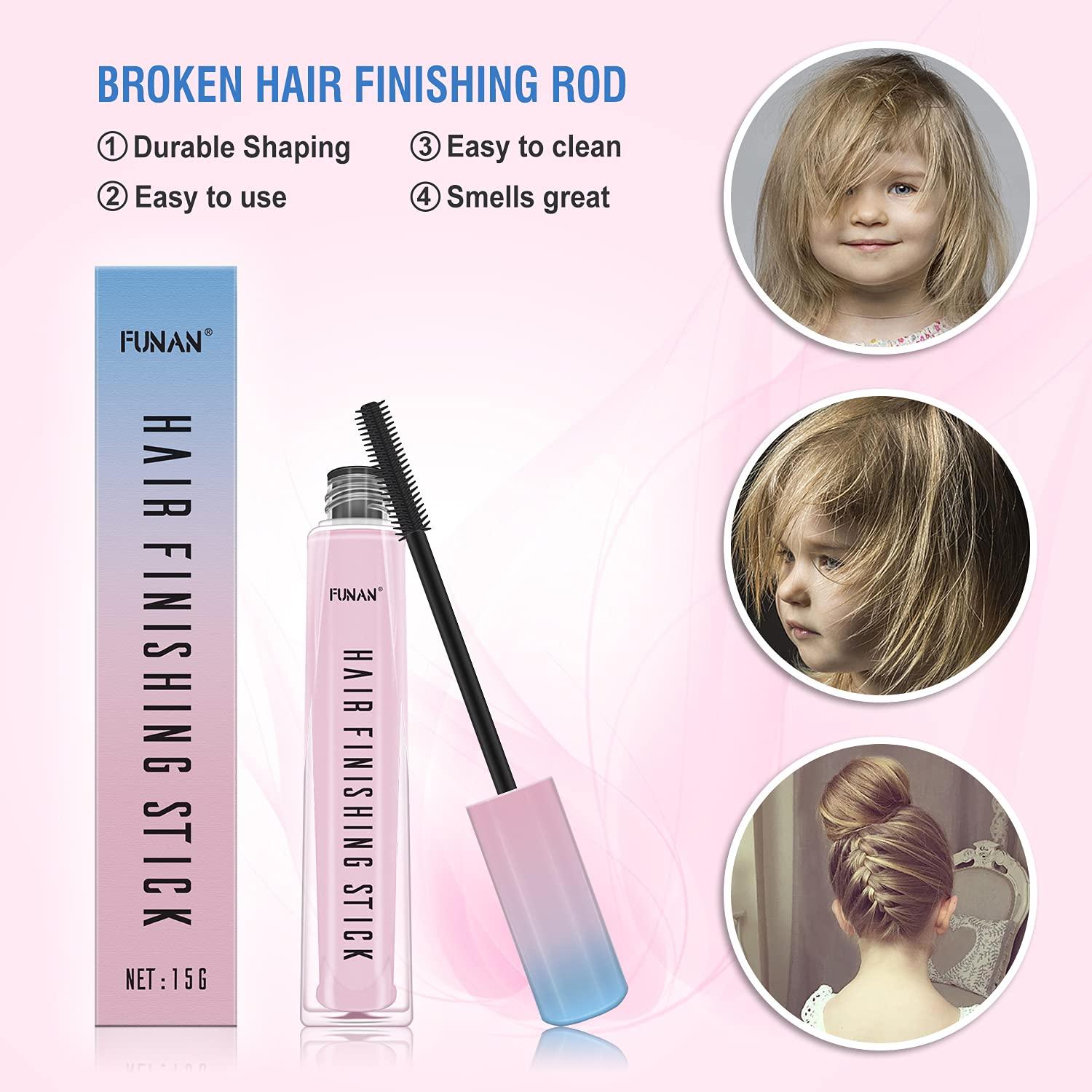 FUNAN FUNAN Hair Feel Finishing Stick for Small Broken Hair, Stick, Gel Wax Women Naturally Refreshing