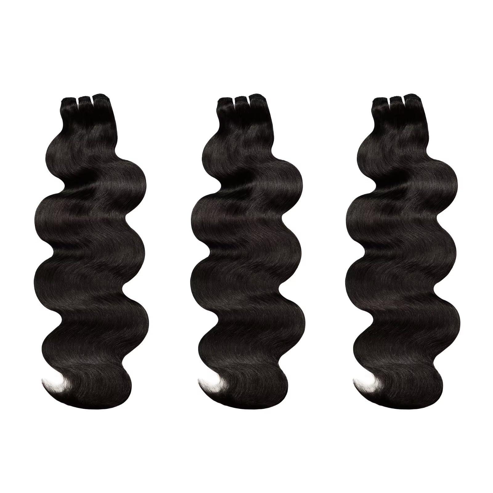 Eeuelu Raw Hair Bundles Body Wave Bundles Human Hair 242628 Inches Keep Soft Always Tangle-Free 100% Unprocessed Raw Vietnamese Hair BundlesBLACK GEM HAIR-Always Keep Gorgeousness!