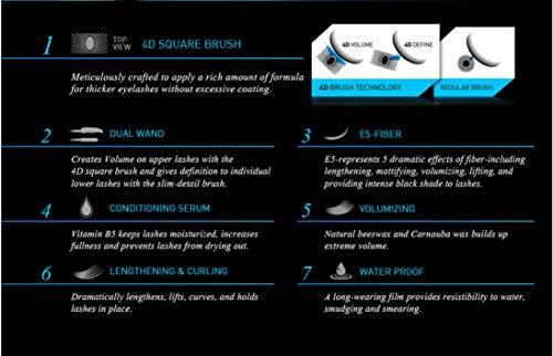 CAILYN CAILYN Black Mascara 7 IN 1 Dual Fiber Mascara + Cailyn Eyebrow Pencil (02 SALTED CARAMEL)