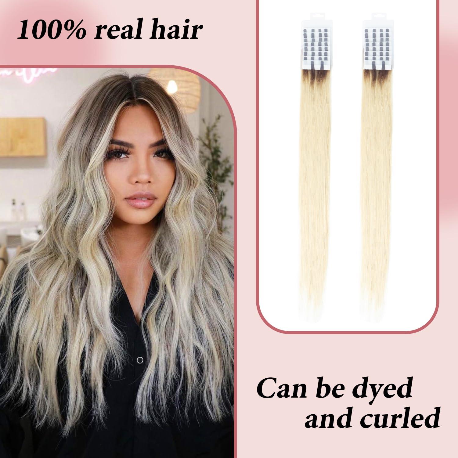 Prosa V light hair extension, human hair V light specific wig extensionsreal human hair for v light hair extensions machine sit, 30g/pack, 18 20 22. (#T4/60, 20)