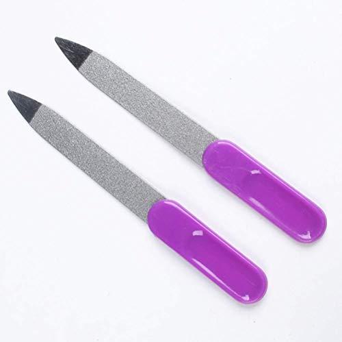 Cafurty Cafurty Nail Tools - 5pcs Metal Double Sided Nail File Stainless Steel Manicure Pedicure Tools Files - Metal Nail File Men Filer for Toenails Stainless Steel Fingernail Files