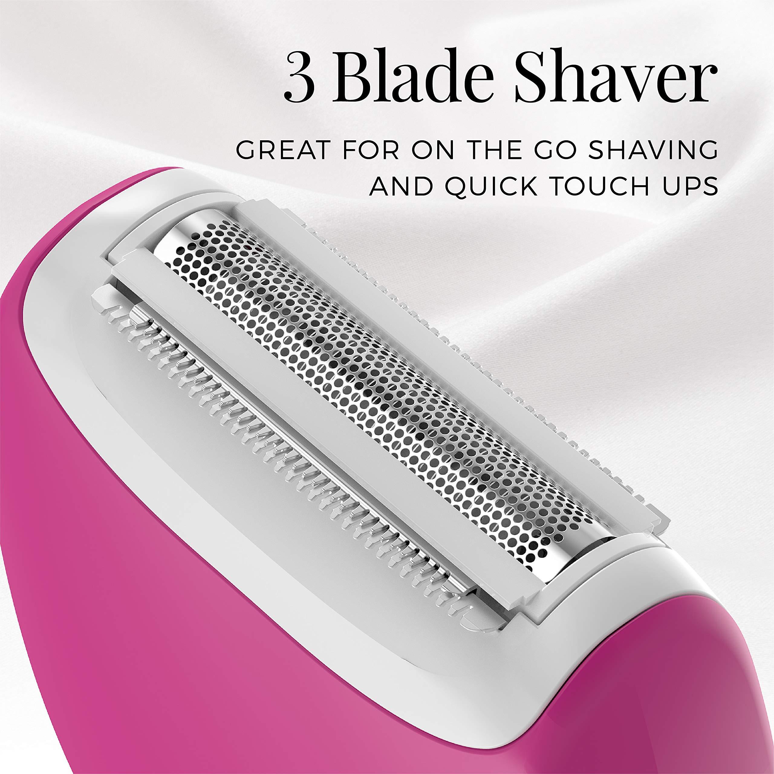 Remington Remington WSF4810US Smooth & Silky On the Go Shaver, Wet/Dry Razor with Hypoallergenic Foil, Color/Design May Vary