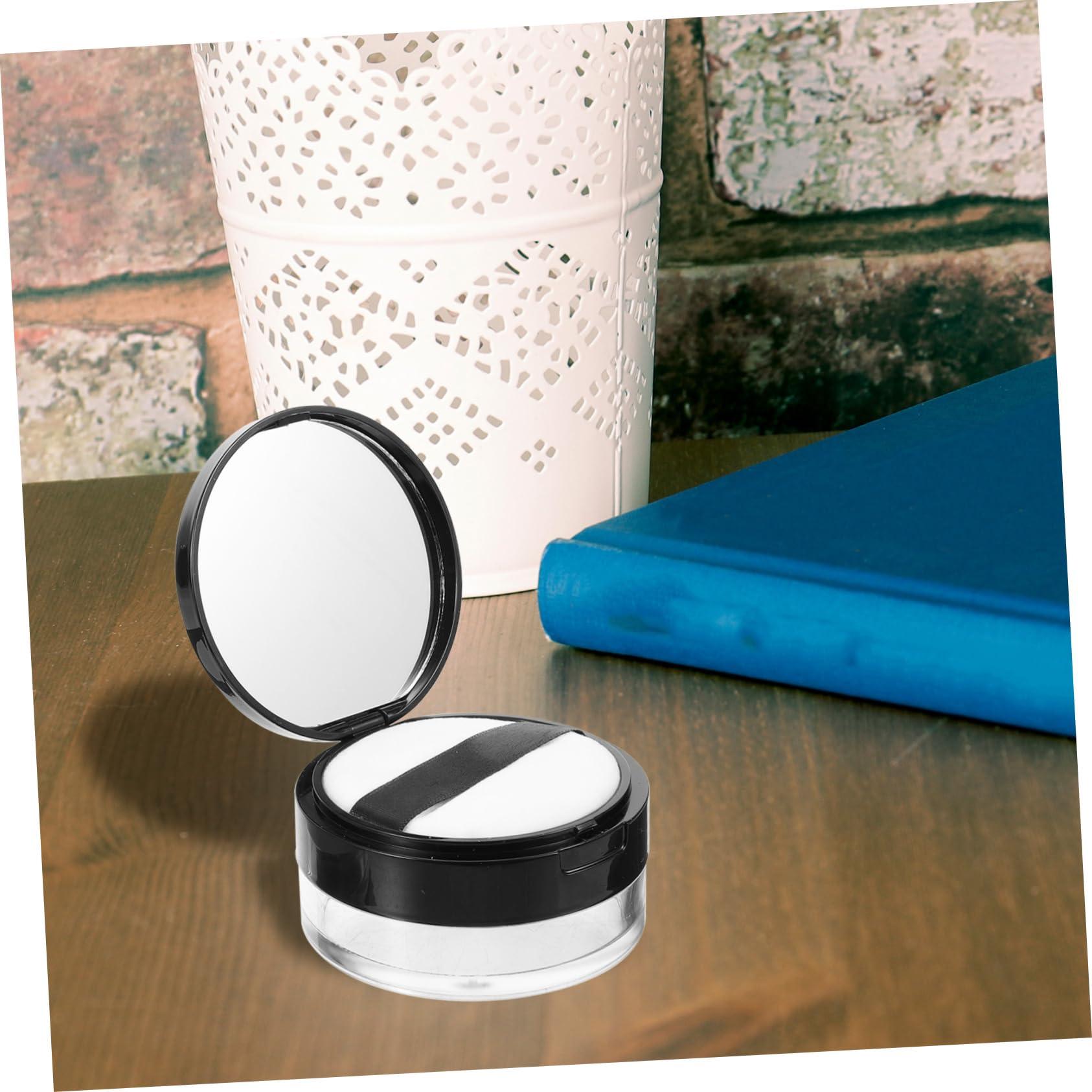 WOONEKY WOONEKY Empty Powder Box Small Powder Container for Body Powder Makeup Powder Refillable Travel Accessory