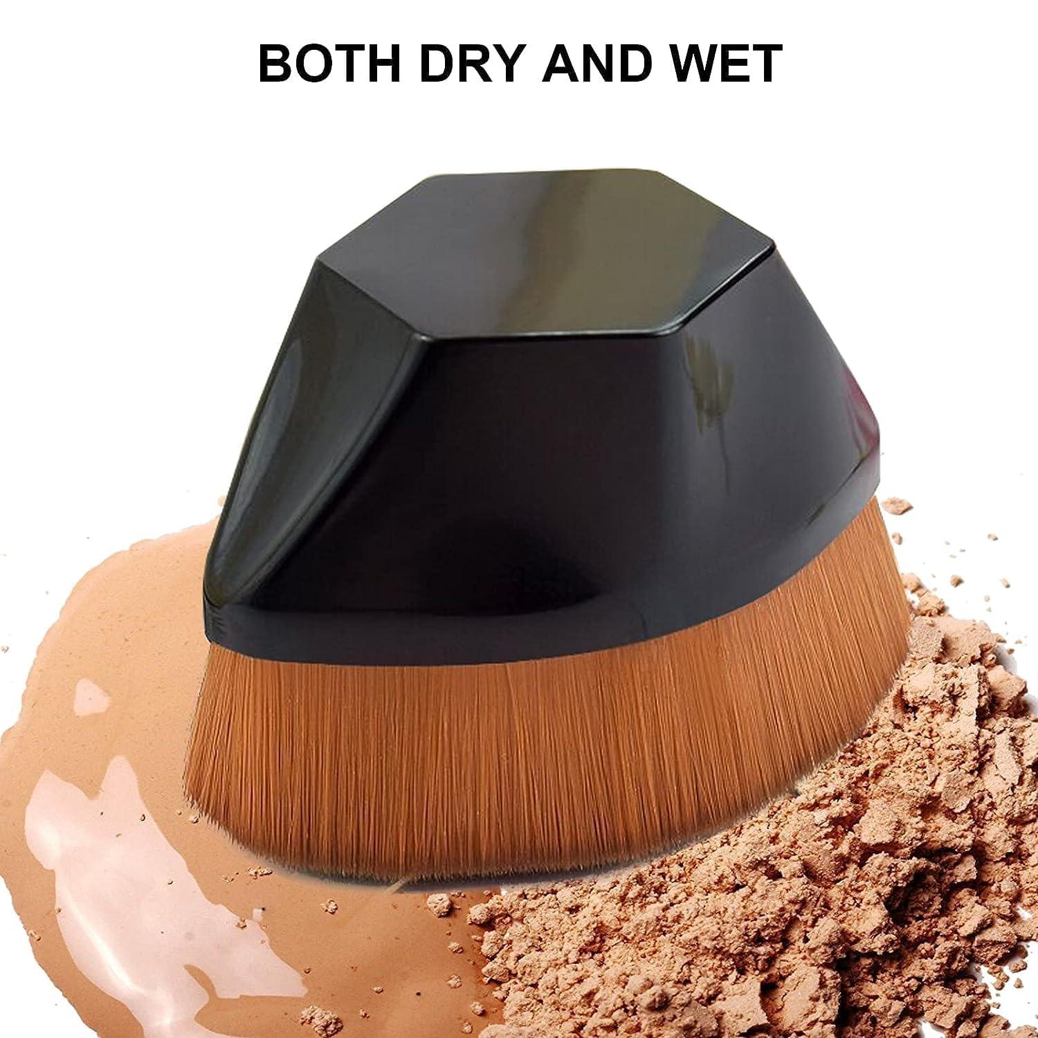 XJLXJH Kabuki Hexagonal Foundation Brush, Flawless Mom Makeup Brush, High-density Seamless Foundation Brush, Foundation Makeup Brush