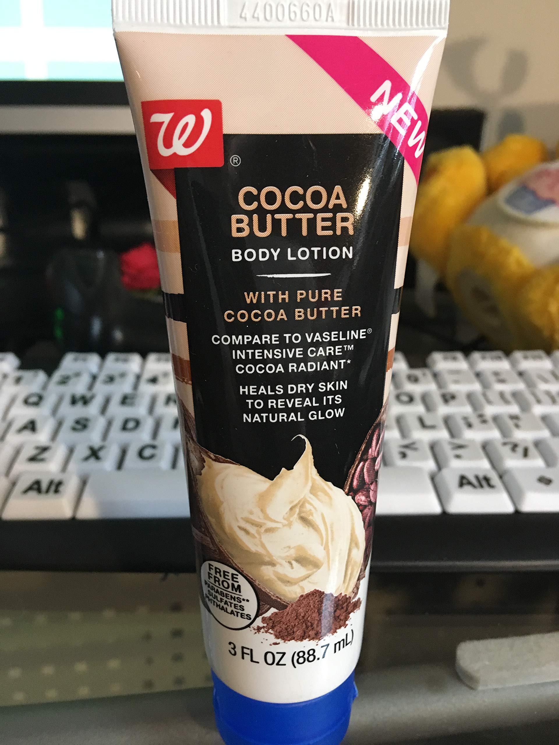 Walgreens WALGREENS COCOA BUTTER BODY LOTION WITH PURE COCOA BUTTER 3 FL OZ