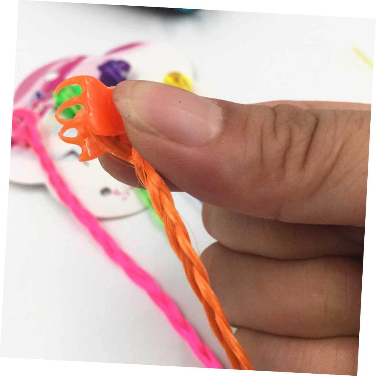 Beavorty Beavorty 36Pcs childrens braided hair clips braided ponytail extension kids braiding hair clip kids hair extension toddler hair clips for braids Hair Grips Jaw Clip girl child wig button