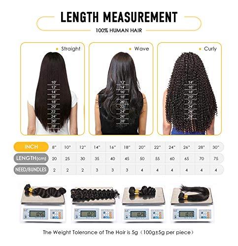 RJ HAIR Malaysian Curly Human Hair Extensions Flat Tip Hair Keratin Hair Extension Pre-bonded Machine Made Capsules Human Hair 100/200 Strands (28inch 200strand, #2 Darkest brown)