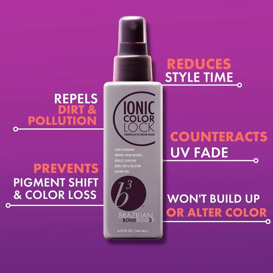 B3 BRAZILIAN BONDBUILDER B3 Brazilian Bondbuilder Color Care Shampoo & Conditioner with Color Lock,28.75 fl oz.(3 Count)