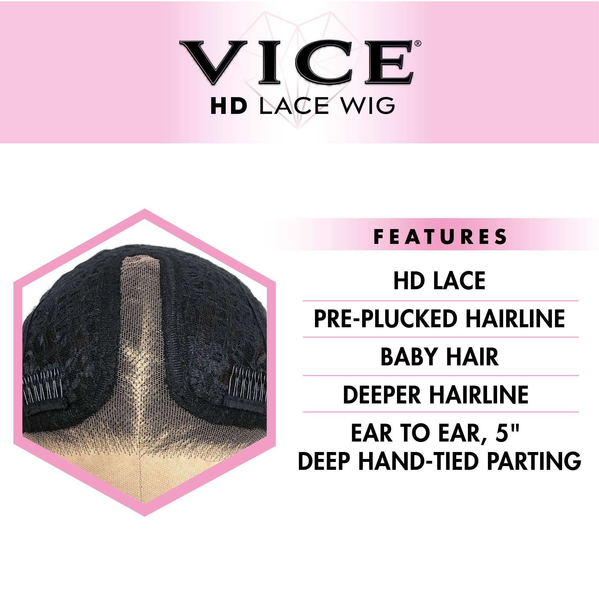 Sensationnel Sensationnel Vice Lace front wig - HD Transparent Lace Pre-plucked Hairline with Babyhair 5 Inch Deep Part - Vice Unit 14 (1) LSV014-1