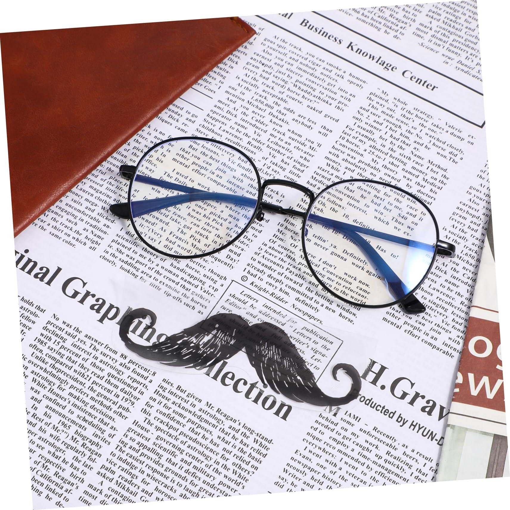 BELLIFFY BELLIFFY 50pcs Stickers Protector Waxing Kit Mens Sticking Stuffers Decals Remover Sticks Nose Wax Strips Wax Strips for Mustache Vinyl Decal Facial Tool Depilation Cleaning Kits Black Pp