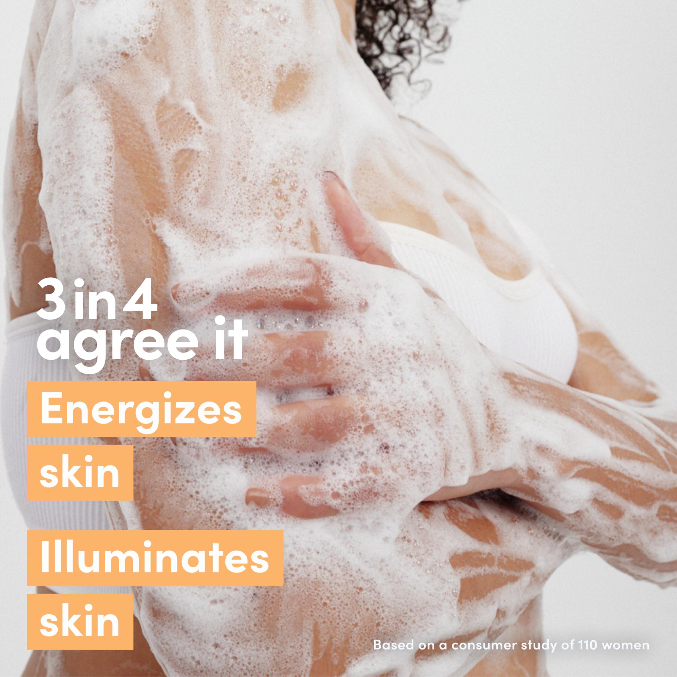 Dove Dove Exfoliating Body Wash Glow Recharge Energizes & illuminates skin 3% brightening serum with vitamin C 18.5 oz