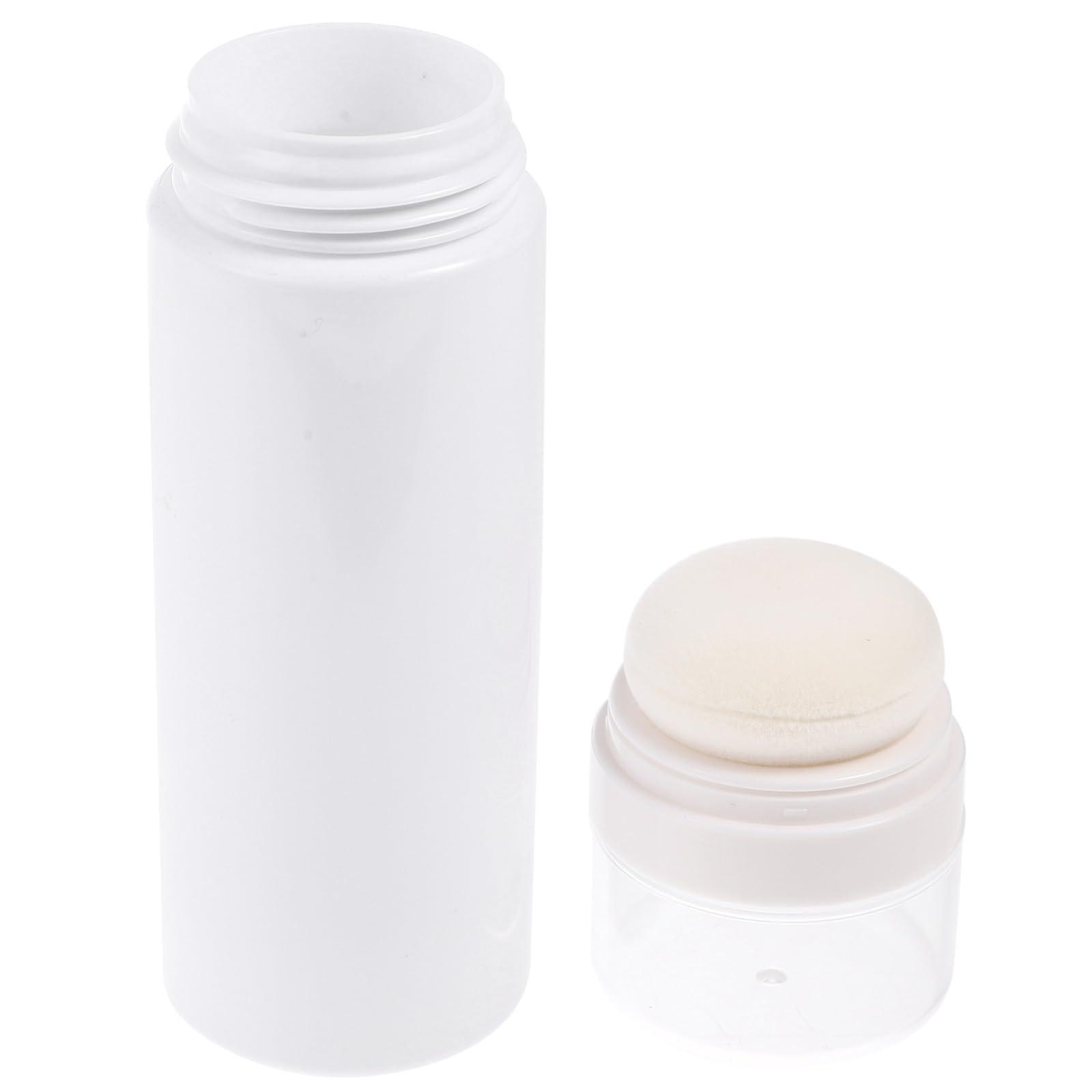 FOMIYES FOMIYES Loose Powder Containers Powder Powder Puff Box talcum Powder Bottle Body Powder Container with Puff Loose Powder Bottle for Body Powder Makeup Powder Container Puffs