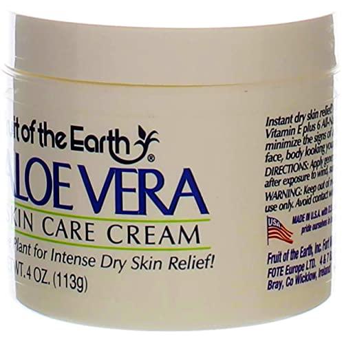 Fruit of the Earth Fruit of the Earth Cream, Aloe Vera, 4 Ounce Jars (Pack of 2)