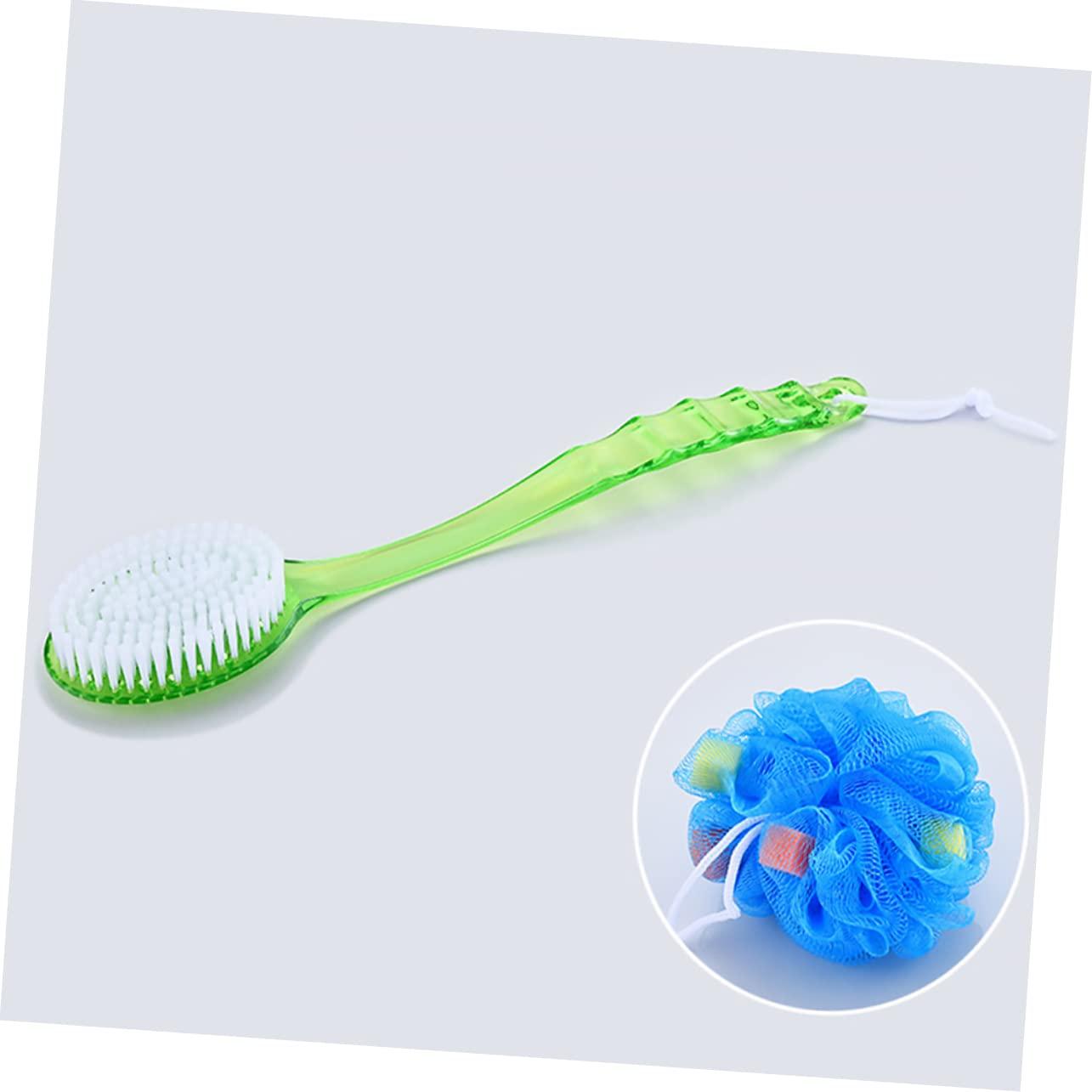 Hemoton Hemoton 2pcs Bath Back Brush Bathtub Overflow Cover Bath Jet for Tub Bathtub Sticker Shower Sponge U Brush Bath Mesh Plug Grout Bathtub Strainer Mats Bathroom Body Brush Shower Cleaning