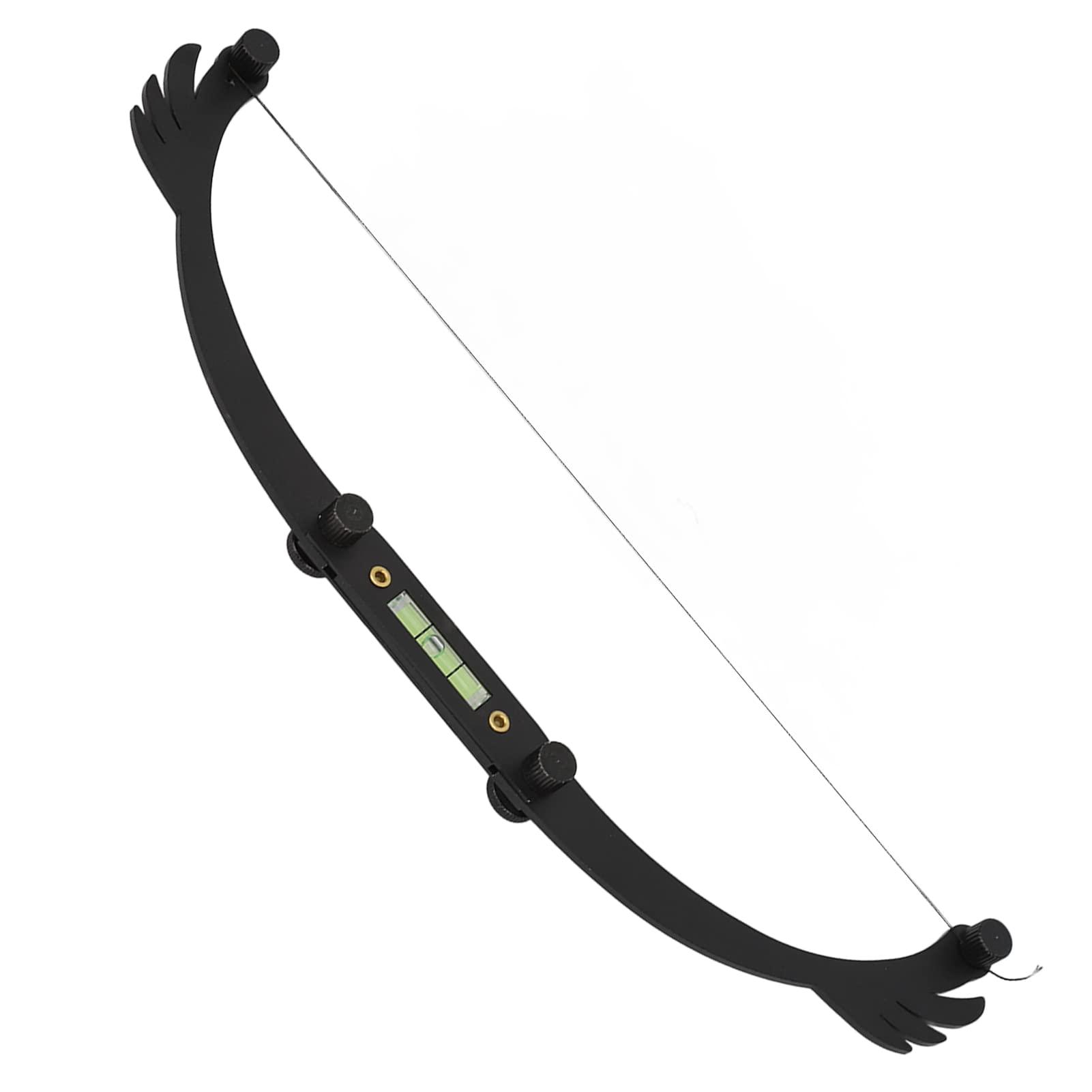 Pongnas Eyebrow Line Marker Ruler Set, Foldable Brow Mapping String Tool Thread Microblading Line Marker Measuring Ruler Kit (Black)