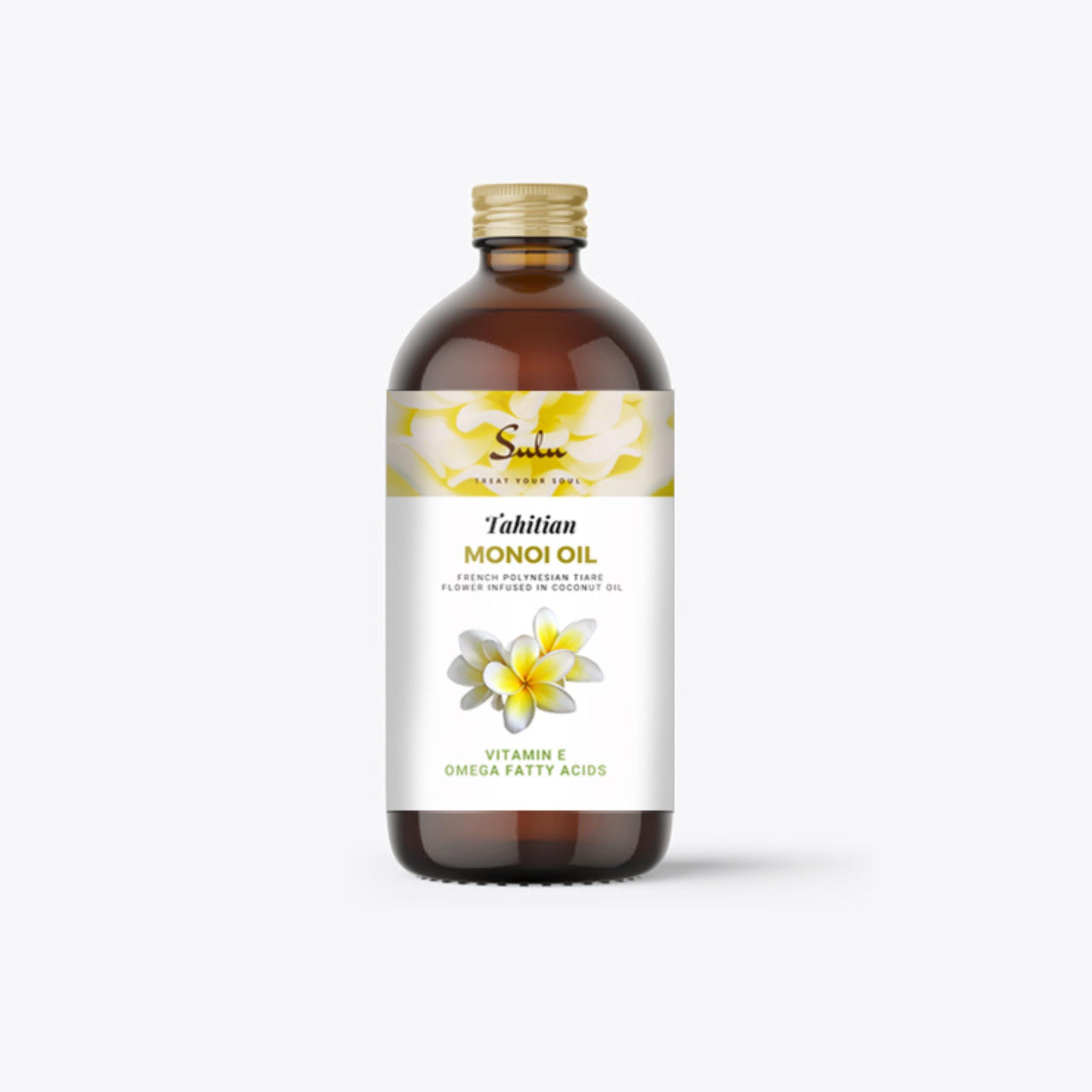 SULU ORGANICS SULU ORGANICS 100% Pure Organic Cold Monoi de Tahiti Body, Nail and Hair Oil (64 oz)