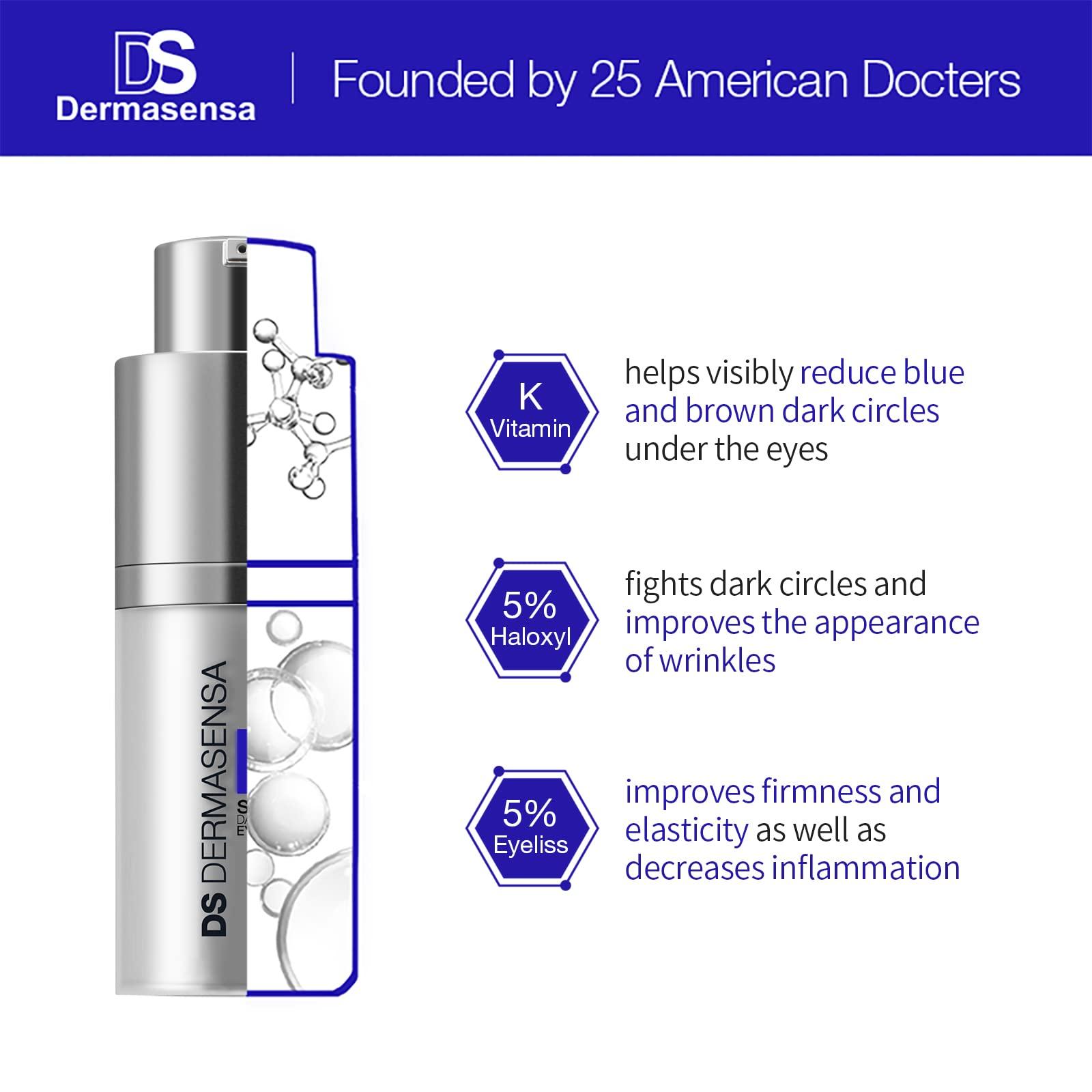 DS Dermasensa DS Dermasensa, Vitamin K Super Eye Cream, 0.5 Fl Oz.