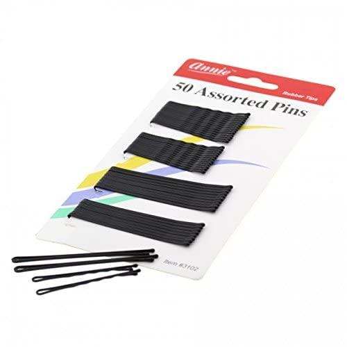 Annie Annie 50 Assorted Pins Rubber Tips