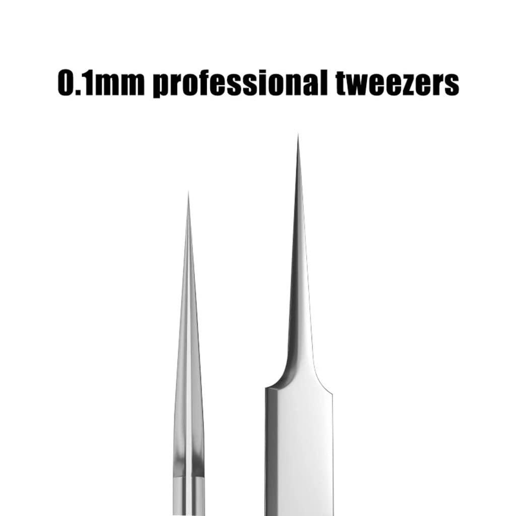 LLLSSS LLLSSS Cell Pimples Blackhead Clip Tweezers Beauty Salon Special Scraping Closing Acne Needle Tool