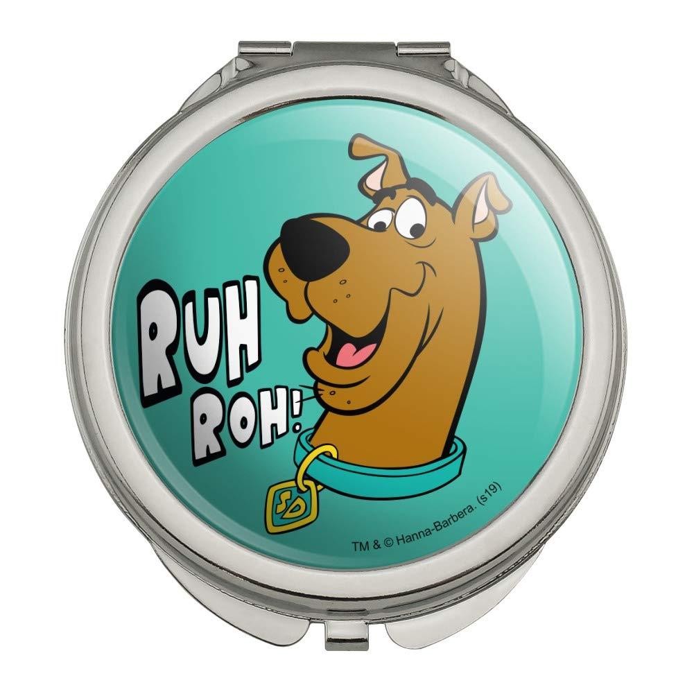 GRAPHICS & MORE Scooby-Doo Ruh Roh Compact Travel Purse Handbag Makeup Mirror