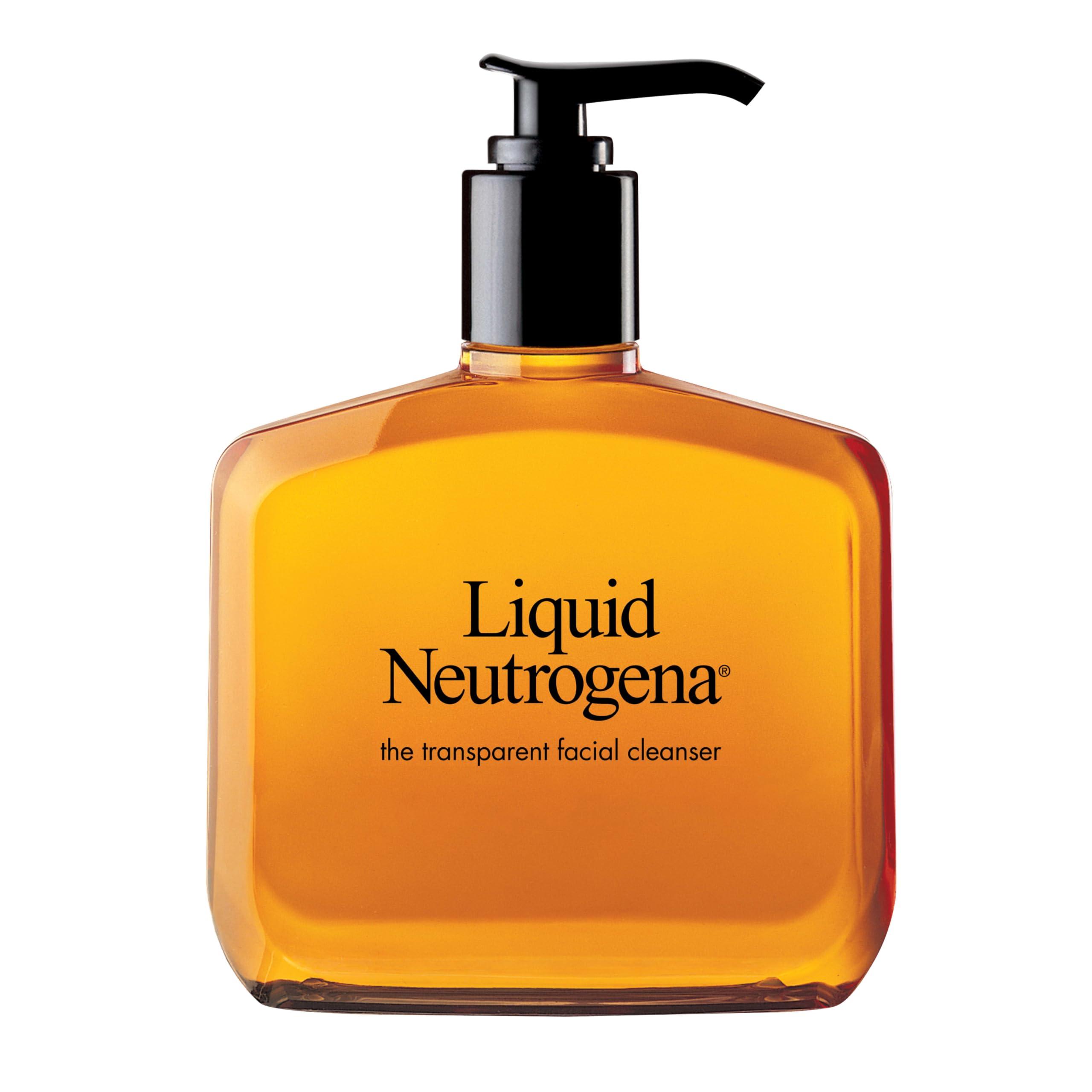 Neutrogena Neutrogena Liquid Fragrance-Free Gentle Facial Cleanser with Glycerin, Hypoallergenic & Oil-Free Mild Face Wash Unscented, 8 Fl Oz