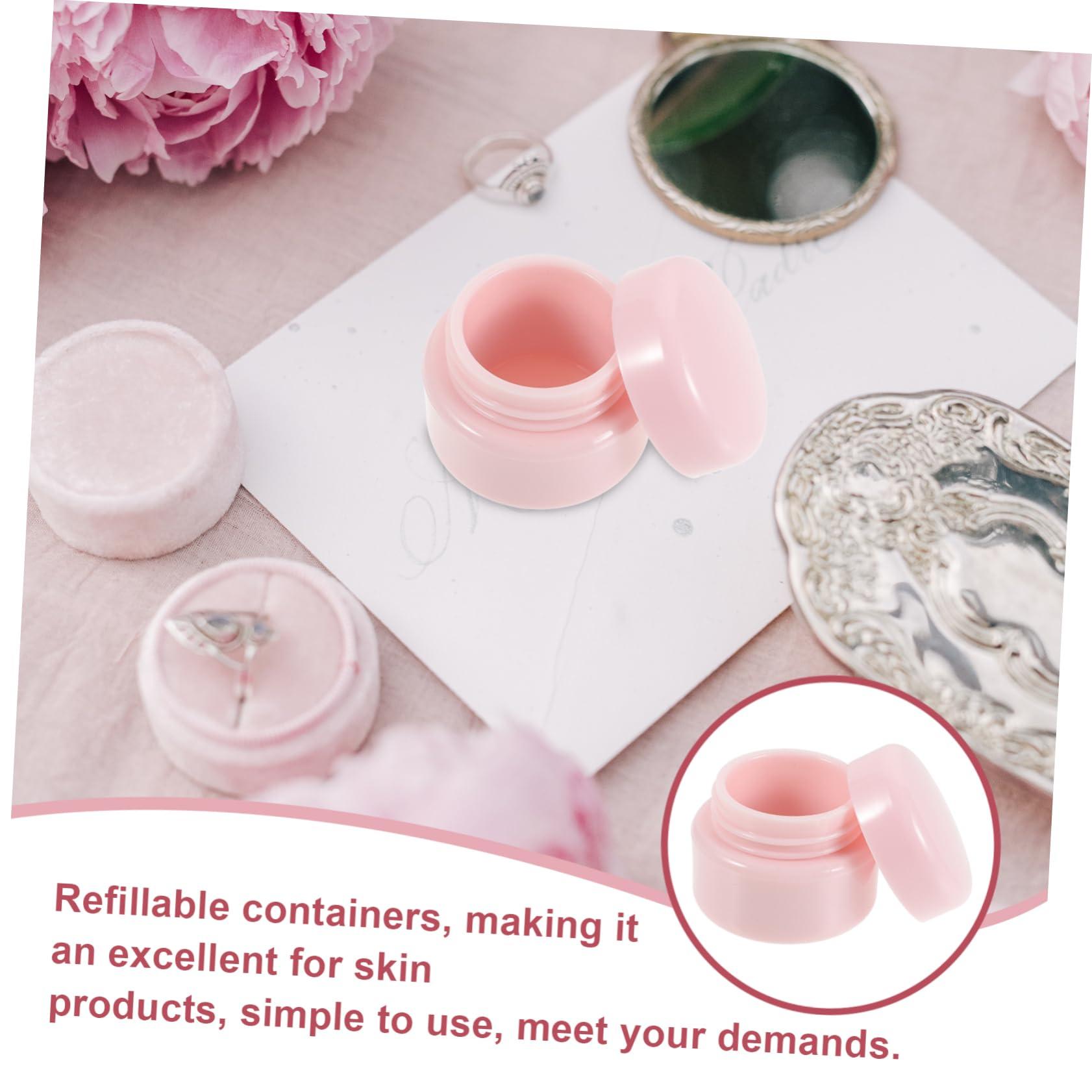 STOBOK STOBOK 12 Pcs Cream Box Body Butter Containers Travel Containers for Toiletries 3g Plastic Jars Makeup Sample Container Empty Sample Containers Lip Balm Jars Mini Travel Can Pp Filling