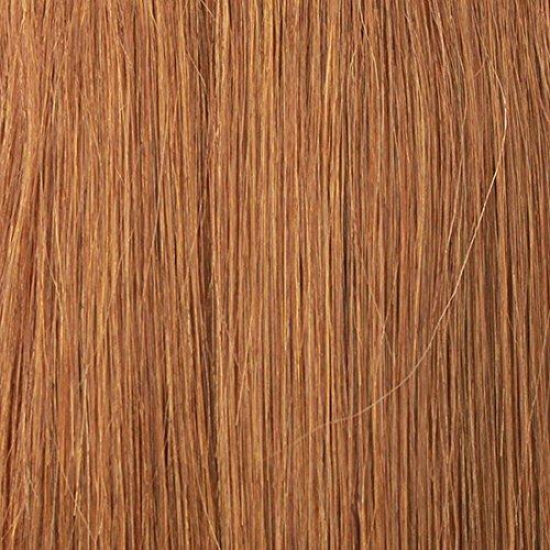 Bobbi Boss Bobbi Boss Miss Origin Human Hair Blend Clip-in NATURAL STRAIGHT 24\" 7PCS (30 Light Auburn)