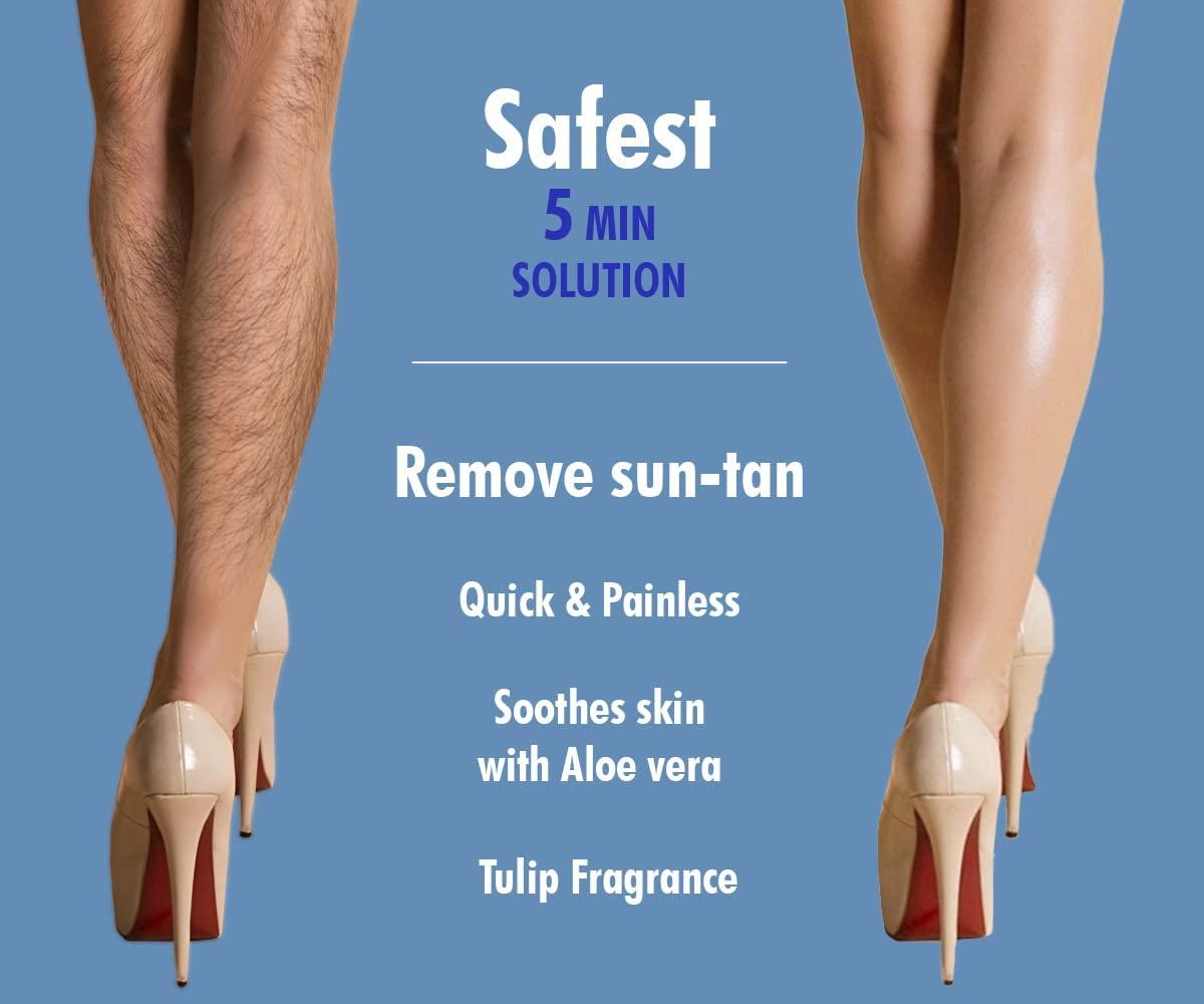 Sheltr Sheltr Hair Removal Cream Spray for Women - (200 ML) | Painless Body Hair Removal for womens Hands, Legs & Under Arms | Natural & Safe