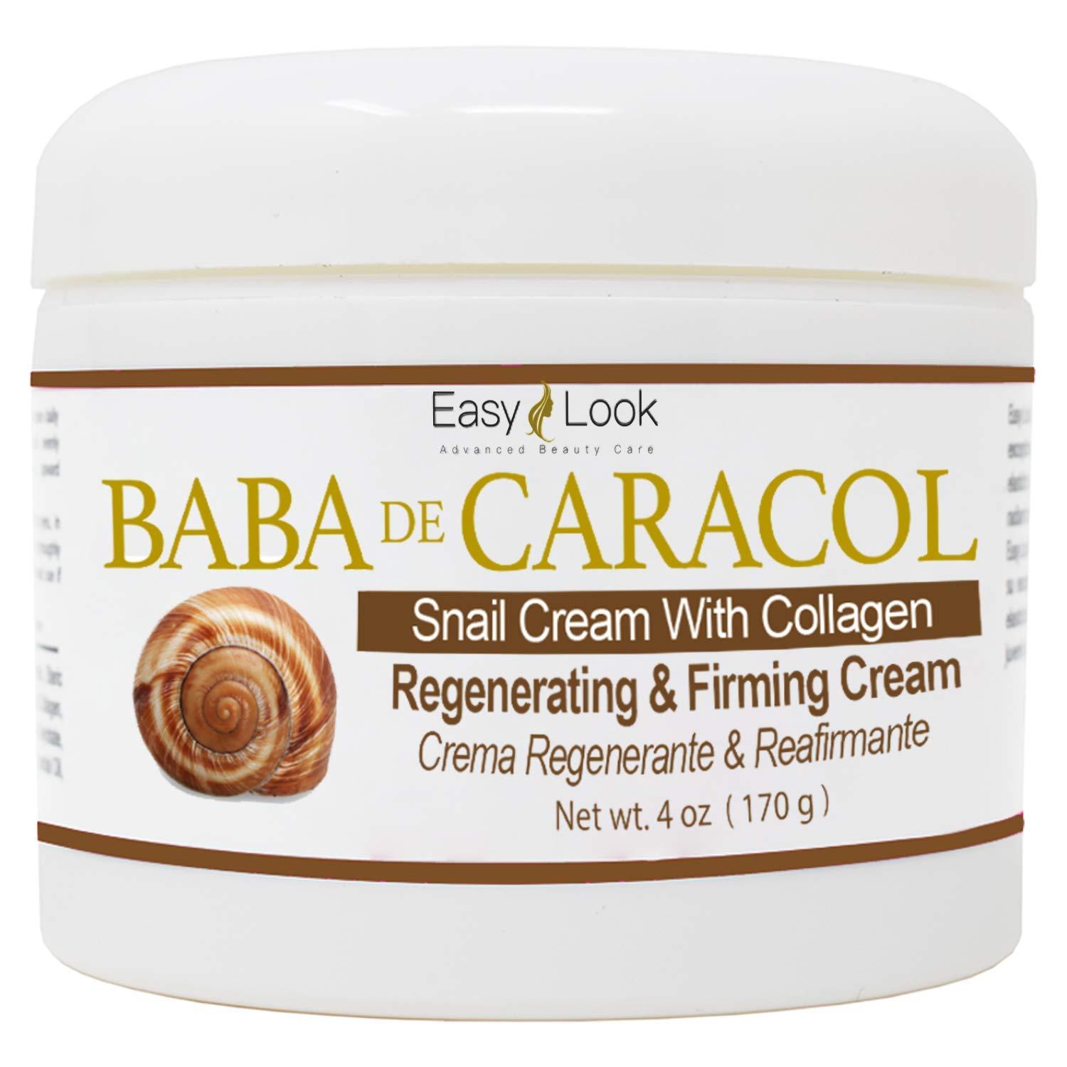 EASY LOOK Baba de Caracol Snail Cream With Collagen Regenerating & Firming Cream Crema Regenerante & Reafirmante